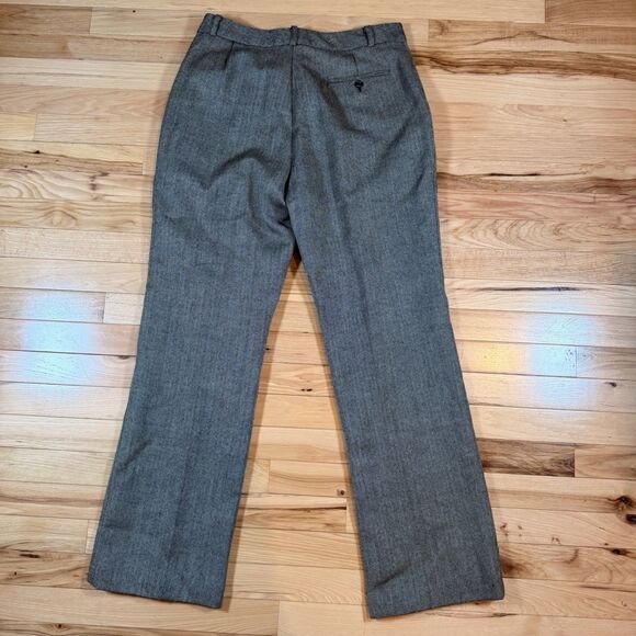 VTG Chaps Ralph Lauren Suit Womens Tweed Herringbone 100% Wool 12 Blazer 10 Pant - Picture 6 of 9